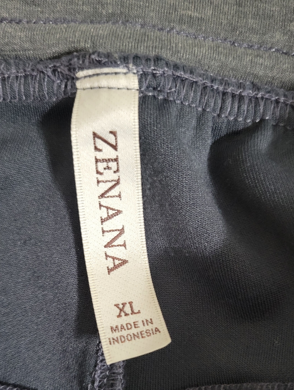 Zenana Outfitters Gray Knit Waistband Jogger Pants with Pockets - Picture 3 of 3